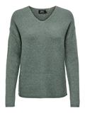 ONLCAMILLA V-NECK L/S PULLOVER KNT NOOS laurel wreath