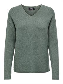 ONLCAMILLA V-NECK L/S PULLOVER KNT NOOS laurel wreath
