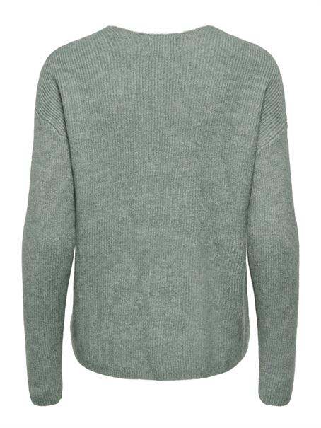ONLCAMILLA V-NECK L/S PULLOVER KNT NOOS laurel wreath