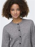 ONLCAMILLE BASIC L/S CARDIGAN KNT NOOS medium grey melange