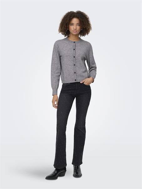 ONLCAMILLE BASIC L/S CARDIGAN KNT NOOS medium grey melange