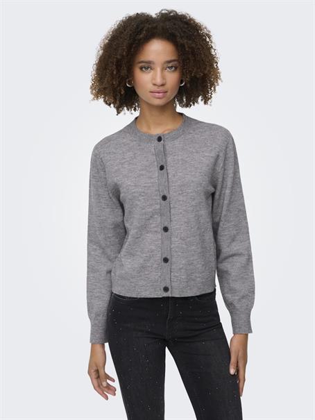 ONLCAMILLE BASIC L/S CARDIGAN KNT NOOS medium grey melange