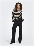 ONLCAPRI LS O-NECK CC KNT black