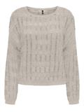 ONLCAPRI LS O-NECK CC KNT pumice stone