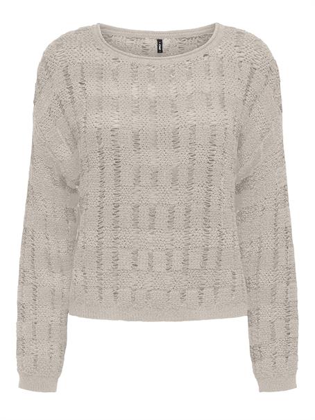 ONLCAPRI LS O-NECK CC KNT pumice stone