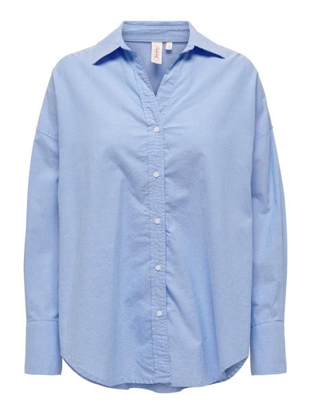 ONLCARIA LS LOOSE SHIRT WVN light blue denim