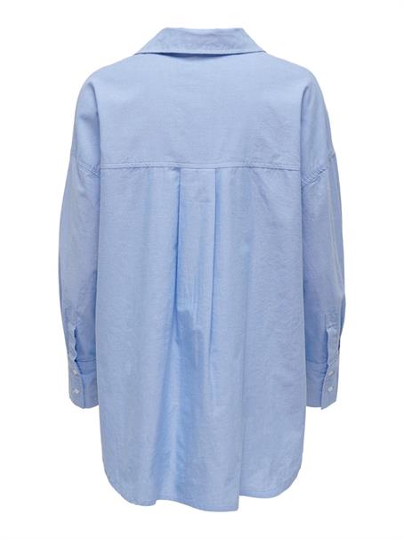 ONLCARIA LS LOOSE SHIRT WVN light blue denim