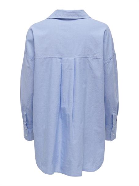 ONLCARIA LS LOOSE SHIRT WVN light blue denim
