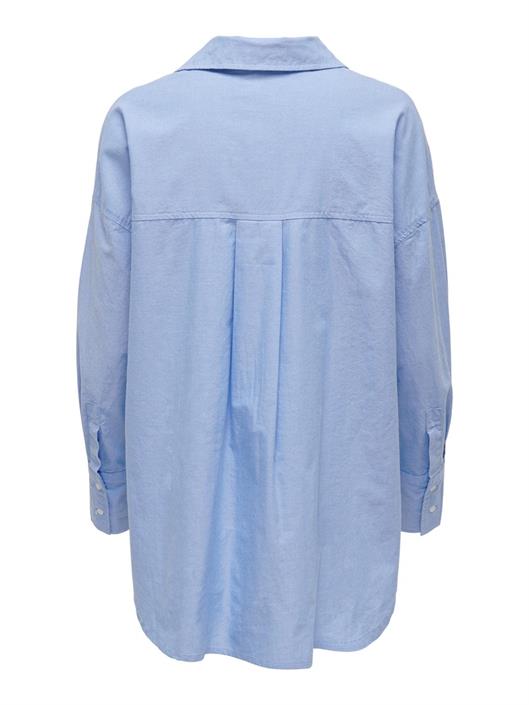 onlcaria-ls-loose-shirt-wvn-light-blue-denim