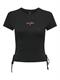 ONLCARLA LIFE S/S DETAIL TOP BOX JRS black