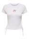 ONLCARLA LIFE S/S DETAIL TOP BOX JRS bright white