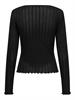 ONLCARLOTTA L/S TOP NOOS JRS black