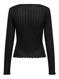 ONLCARLOTTA L/S TOP NOOS JRS black