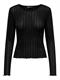 ONLCARLOTTA L/S TOP NOOS JRS black