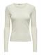 ONLCARLOTTA L/S TOP NOOS JRS cloud dancer
