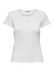 ONLCARLOTTA S/S TOP JRS NOOS white