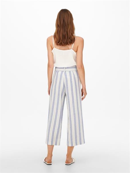 ONLCARO HW LINEN BELT CULOTTE PNT english manor