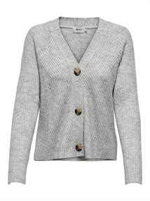 ONLCAROL L/S CARDIGAN KNT NOOS light grey melange