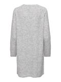 ONLCAROL L/S DRESS KNT NOOS light grey melange