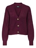 ONLCAROL NICE L/S CARDIGAN KNT NOOS cabernet