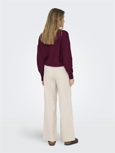 ONLCAROL NICE L/S CARDIGAN KNT NOOS cabernet