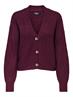 ONLCAROL NICE L/S CARDIGAN KNT NOOS cabernet