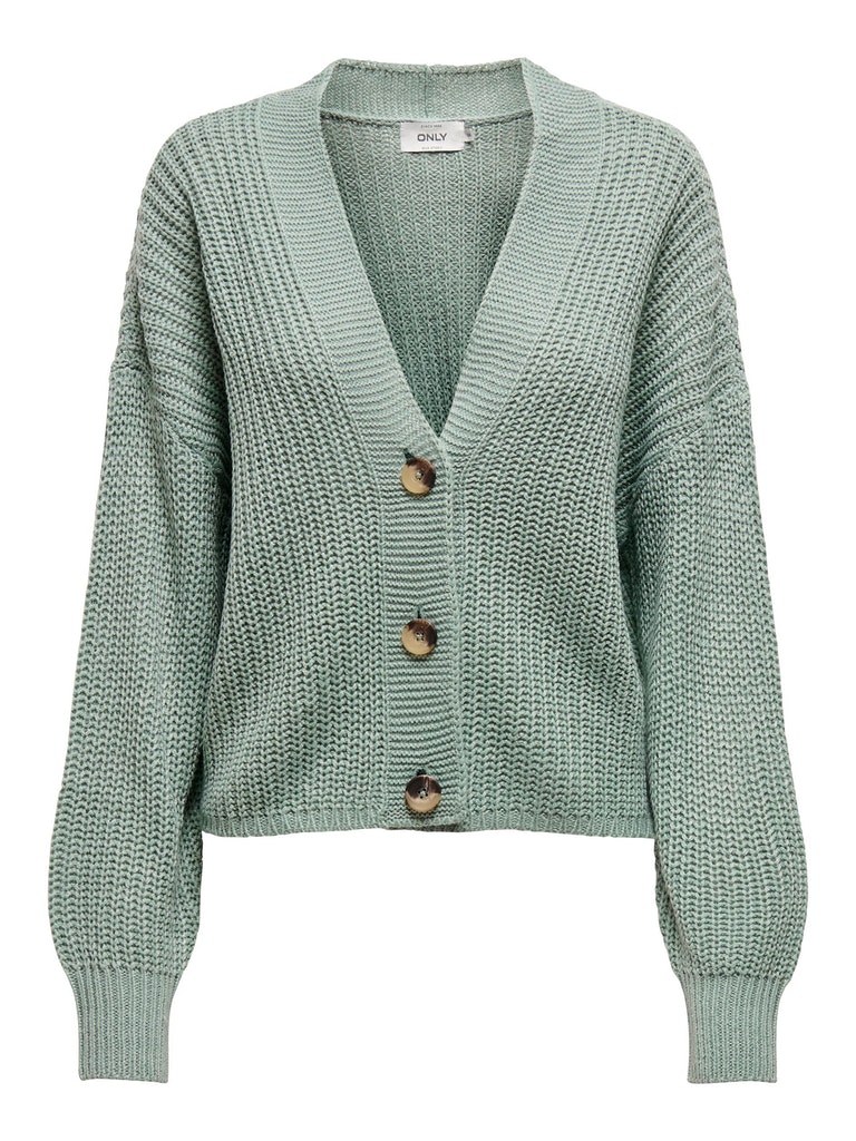 online bei KNT ONLCAROL chinois L/S Only bequem NICE Damen CARDIGAN NOOS Pullover kaufen green