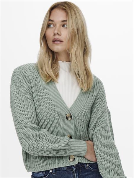 ONLCAROL NICE L/S CARDIGAN KNT NOOS chinois green