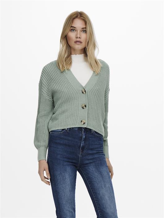 onlcarol-nice-l-s-cardigan-knt-noos-chinois-green