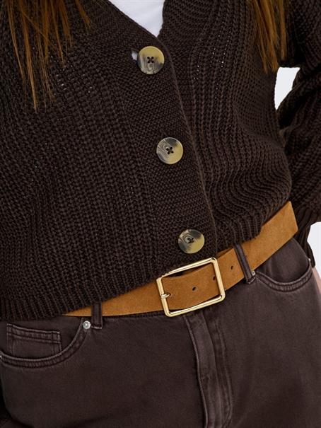 ONLCAROL NICE L/S CARDIGAN KNT NOOS chocolate torte
