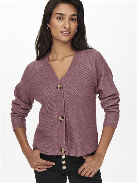 ONLCAROL NICE L/S CARDIGAN KNT NOOS nostalgia rose