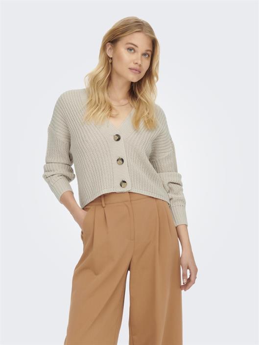 onlcarol-nice-l-s-cardigan-knt-noos-pumice-stone