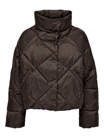 ONLCAROL PUFFER JACKET BF OTW hot fudge