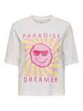 ONLCARTY LIFE S/S TEE BOX CS JRS cloud dancer1