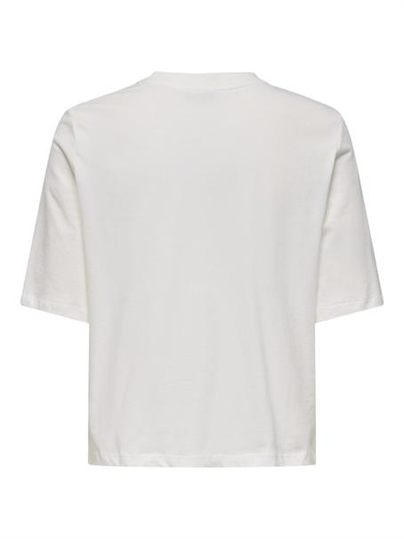ONLCARTY LIFE S/S TEE BOX CS JRS cloud dancer1