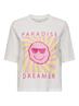 ONLCARTY LIFE S/S TEE BOX CS JRS cloud dancer1