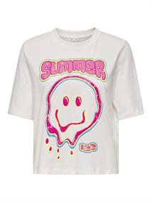 ONLCARTY LIFE S/S TEE BOX CS JRS cloud dancer2