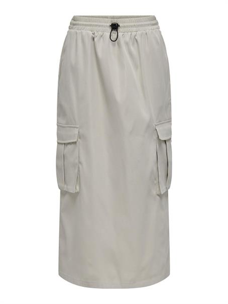 ONLCASHI CARGO LONG SKIRT WVN NOOS chateau gray
