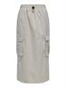 ONLCASHI CARGO LONG SKIRT WVN NOOS chateau gray