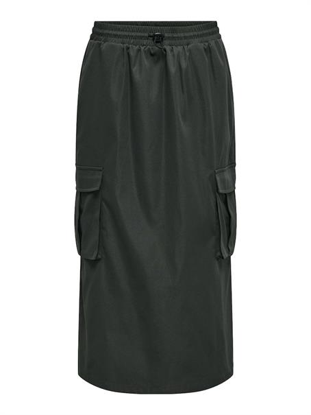 ONLCASHI CARGO LONG SKIRT WVN NOOS raven