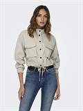 ONLCASHI SHORT JACKET WVN NOOS chateau gray