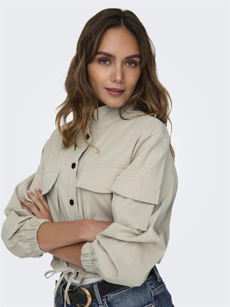 ONLCASHI SHORT JACKET WVN NOOS chateau gray