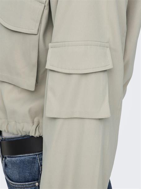 ONLCASHI SHORT JACKET WVN NOOS chateau gray