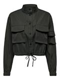 ONLCASHI SHORT JACKET WVN NOOS raven
