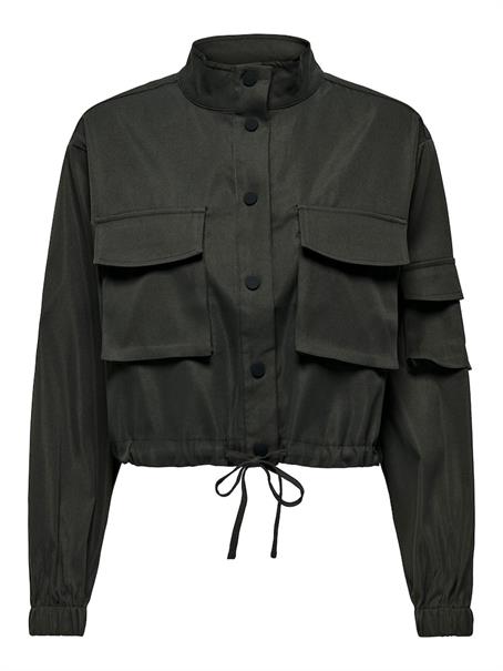 ONLCASHI SHORT JACKET WVN NOOS raven