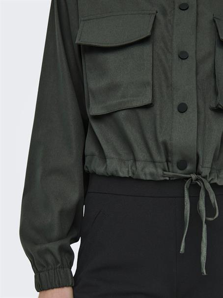 ONLCASHI SHORT JACKET WVN NOOS raven