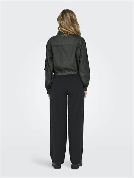 ONLCASHI SHORT JACKET WVN NOOS raven