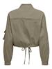 ONLCASHI SHORT JACKET WVN NOOS silver sage