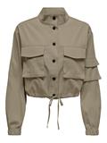 ONLCASHI SHORT JACKET WVN NOOS silver sage