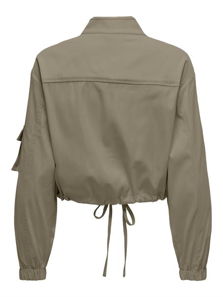 ONLCASHI SHORT JACKET WVN NOOS silver sage